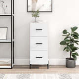 Vidaxl dressoir 34,5x34x90 cm bewerkt hout hoogglans wit