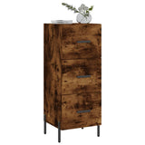 Vidaxl dressoir 34,5x34x90 cm bewerkt hout gerookt eiken