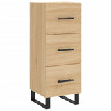 Vidaxl dressoir 34,5x34x90 cm bewerkt hout sonoma eiken