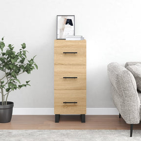Vidaxl dressoir 34,5x34x90 cm bewerkt hout sonoma eiken