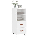 Vidaxl dressoir 34,5x34x90 cm bewerkt hout hoogglans wit