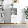 Vidaxl dressoir 34,5x34x90 cm bewerkt hout hoogglans wit