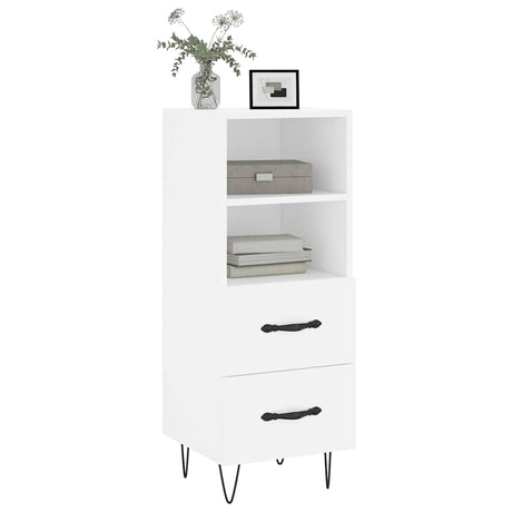 Vidaxl dressoir 34,5x34x90 cm bewerkt hout wit