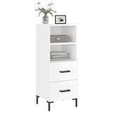 Vidaxl dressoir 34,5x34x90 cm bewerkt hout hoogglans wit