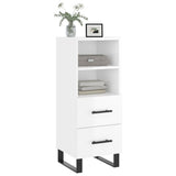 Vidaxl dressoir 34,5x34x90 cm bewerkt hout hoogglans wit
