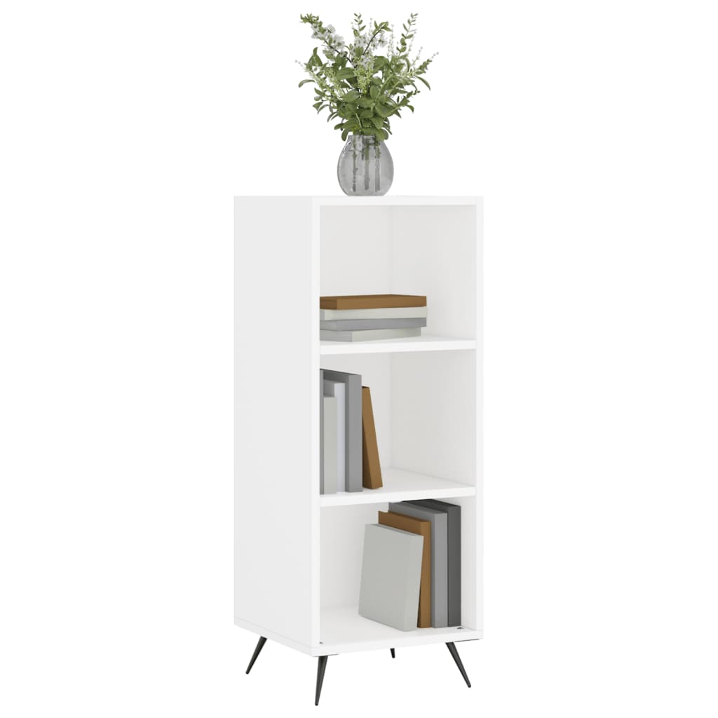 Vidaxl schappenkast 34,5x32,5x90 cm bewerkt hout wit