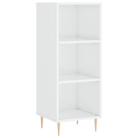 Vidaxl dressoir 34,5x32,5x90 cm bewerkt hout hoogglans wit
