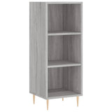 Vidaxl dressoir 34,5x32,5x90 cm bewerkt hout grijs sonoma eikenkleurig
