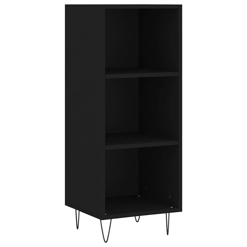 Vidaxl dressoir 34,5x32,5x90 cm bewerkt hout zwart