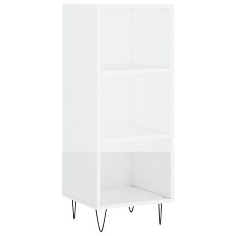 Vidaxl dressoir 34,5x32,5x90 cm bewerkt hout hoogglans wit