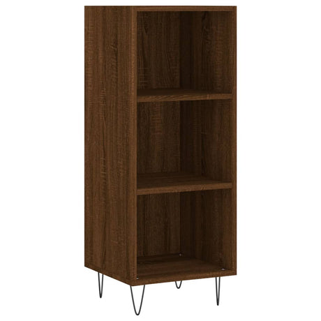 Vidaxl dressoir 34,5x32,5x90 cm bewerkt hout bruin eikenkleur