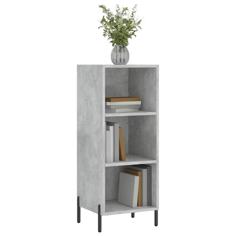 Vidaxl dressoir 34,5x32,5x90 cm bewerkt hout betongrijs