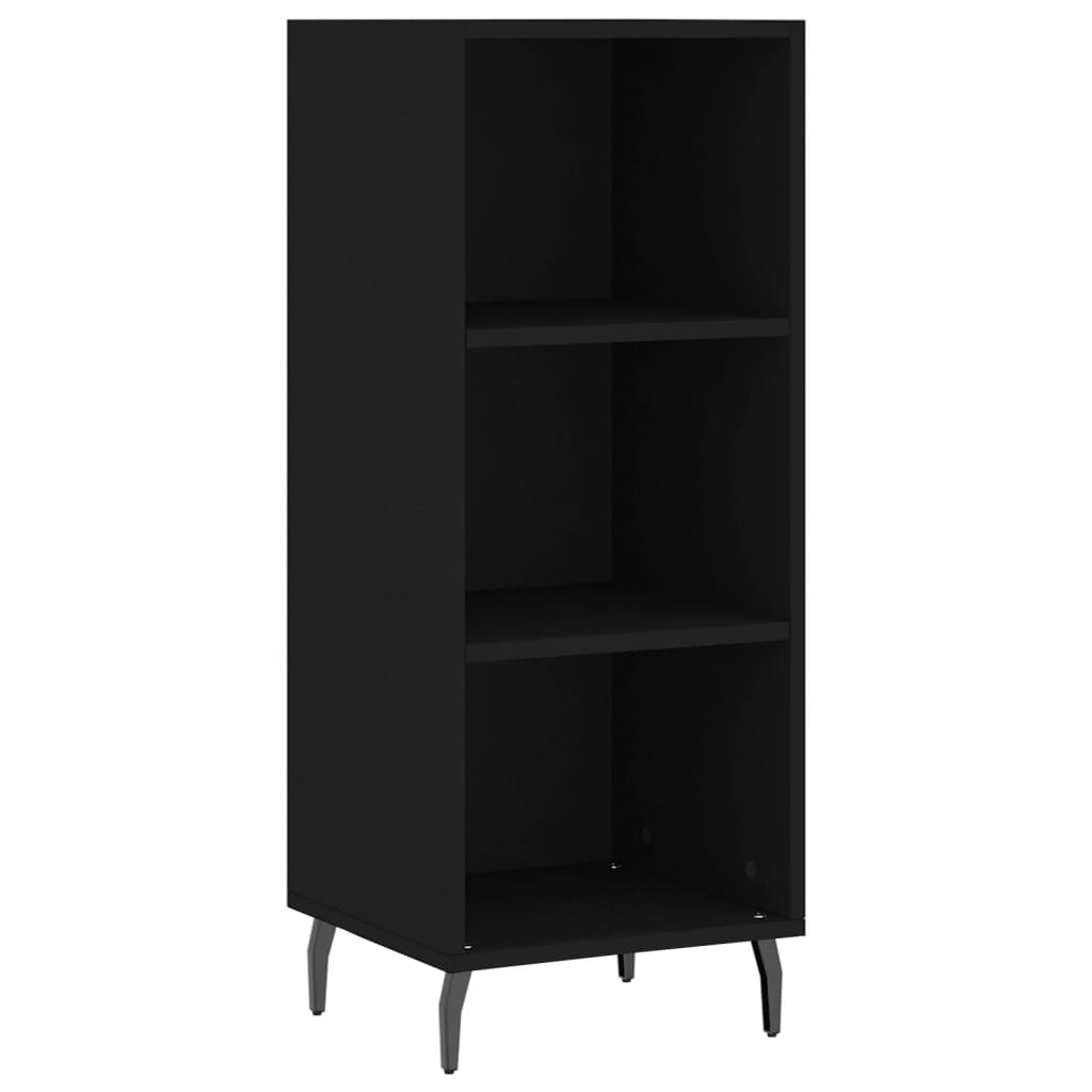 Vidaxl dressoir 34,5x32,5x90 cm bewerkt hout zwart