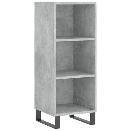 Vidaxl dressoir 34,5x32,5x90 cm bewerkt hout betongrijs