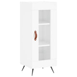 Vidaxl dressoir 34,5x34x90 cm bewerkt hout hoogglans wit