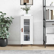 Vidaxl dressoir 34,5x34x90 cm bewerkt hout hoogglans wit