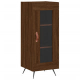 Vidaxl dressoir 34,5x34x90 cm bewerkt hout bruin eikenkleur