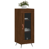Vidaxl dressoir 34,5x34x90 cm bewerkt hout bruin eikenkleur