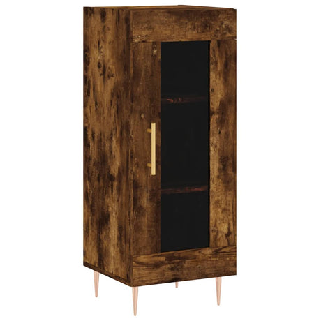 Vidaxl dressoir 34,5x34x90 cm bewerkt hout gerookt eiken