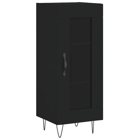 Vidaxl dressoir 34,5x34x90 cm bewerkt hout zwart