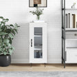 Vidaxl dressoir 34,5x34x90 cm bewerkt hout hoogglans wit