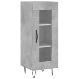 Vidaxl dressoir 34,5x34x90 cm bewerkt hout betongrijs