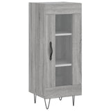 Vidaxl dressoir 34,5x34x90 cm bewerkt hout grijs sonoma eikenkleurig
