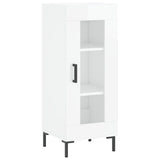 Vidaxl dressoir 34,5x34x90 cm bewerkt hout hoogglans wit