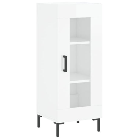 Vidaxl dressoir 34,5x34x90 cm bewerkt hout hoogglans wit