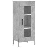 Vidaxl dressoir 34,5x34x90 cm bewerkt hout betongrijs