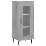 Vidaxl dressoir 34,5x34x90 cm bewerkt hout grijs sonoma eikenkleurig