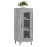 Vidaxl dressoir 34,5x34x90 cm bewerkt hout grijs sonoma eikenkleurig