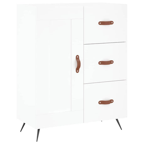 Vidaxl dressoir 69,5x34x90 cm bewerkt hout wit