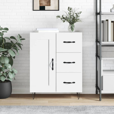 Vidaxl dressoir 69,5x34x90 cm bewerkt hout wit