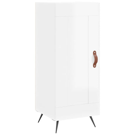 Vidaxl dressoir 34,5x34x90 cm bewerkt hout hoogglans wit