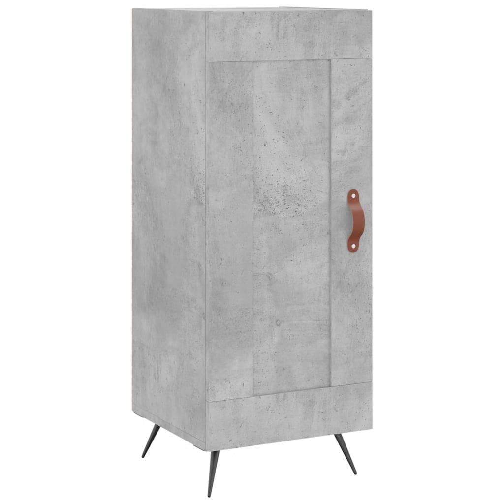 Vidaxl dressoir 34,5x34x90 cm bewerkt hout betongrijs
