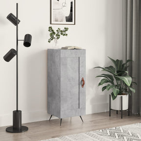 Vidaxl dressoir 34,5x34x90 cm bewerkt hout betongrijs