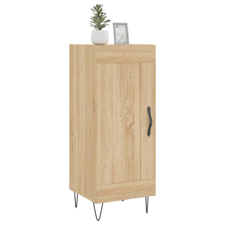 Vidaxl dressoir 34,5x34x90 cm bewerkt hout sonoma eiken