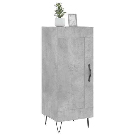 Vidaxl dressoir 34,5x34x90 cm bewerkt hout betongrijs