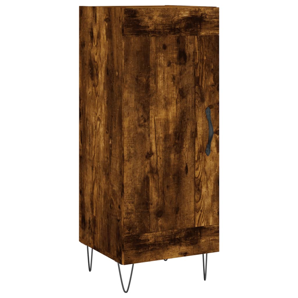 Vidaxl dressoir 34,5x34x90 cm bewerkt hout gerookt eiken