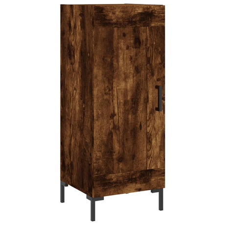 Vidaxl dressoir 34,5x34x90 cm bewerkt hout gerookt eiken