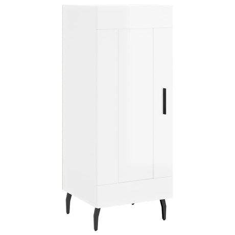 Vidaxl dressoir 34,5x34x90 cm bewerkt hout hoogglans wit