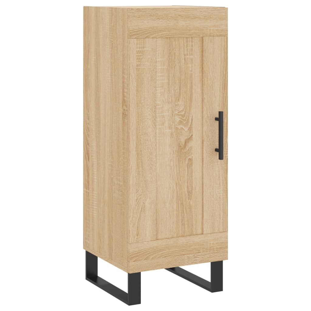 Vidaxl dressoir 34,5x34x90 cm bewerkt hout sonoma eiken