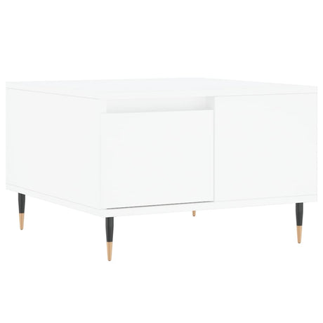 Vidaxl salontafel 55x55x36,5 cm bewerkt hout wit