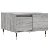 Vidaxl salontafel 55x55x36,5 cm bewerkt hout grijs sonoma eikenkleurig