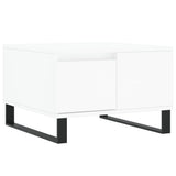 Vidaxl salontafel 55x55x36,5 cm bewerkt hout wit