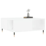 Vidaxl salontafel 80x80x36,5 cm bewerkt hout wit