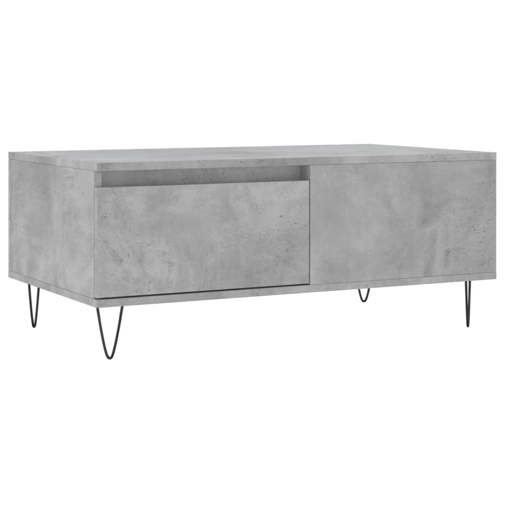 Vidaxl salontafel 90x50x36,5 cm bewerkt hout betongrijs