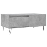 Vidaxl salontafel 90x50x36,5 cm bewerkt hout betongrijs