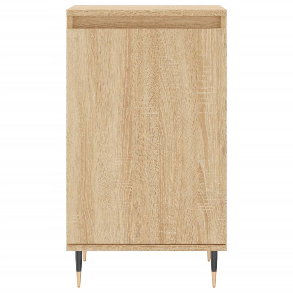 Vidaxl dressoir 40x35x70 cm bewerkt hout sonoma eikenkleurig